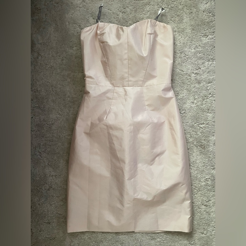 Monique Lluillier Bridesmaids sweetheart mini dress